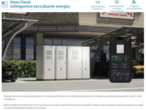 Magazyn HV DEYE GE-F120 120 kWh – C&amp;I ESS LFP, IP55, LiFePO4 - ME2429