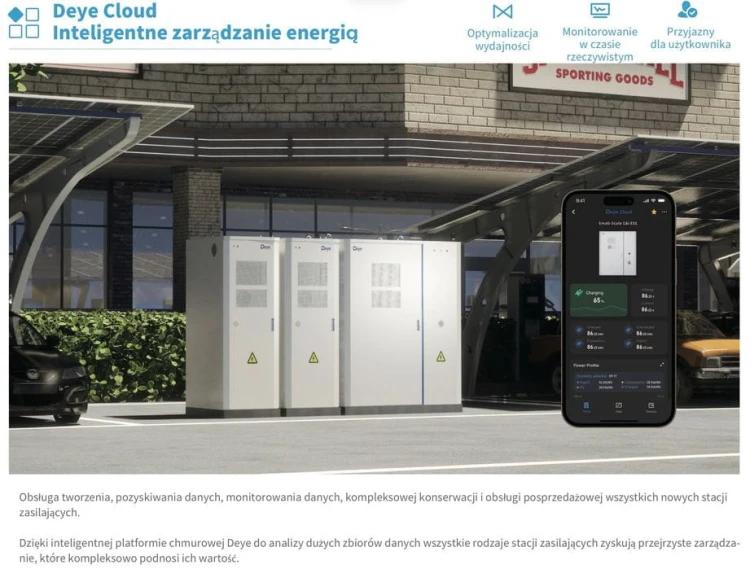 Magazyn HV DEYE GE-F120 120 kWh – C&amp;I ESS LFP, IP55, LiFePO4 - ME2429