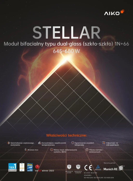 Panel fotowoltaiczny AIKO 650W Bifacial - ME9125