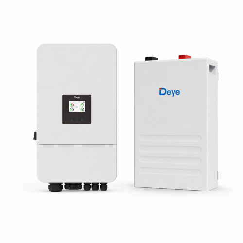 Zestaw hybrydowy – falownik DEYE SG05LP3 5 kW 3-fazowy LV on/off-grid + magazyn energii DEYE SE-F5 Plus Pro-C 5,12 kWh LiFePO4 - ZP2608-002
