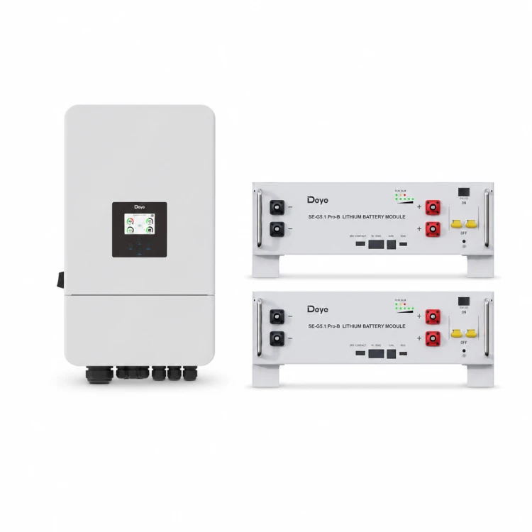Zestaw hybrydowy – falownik DEYE SG05LP3 6 kW 3-fazowy LV on/off-grid + magazyn energii 2 × DEYE Pro-B 5,12 kWh (10,24 kWh) LiFePO4 - ZP2608-007