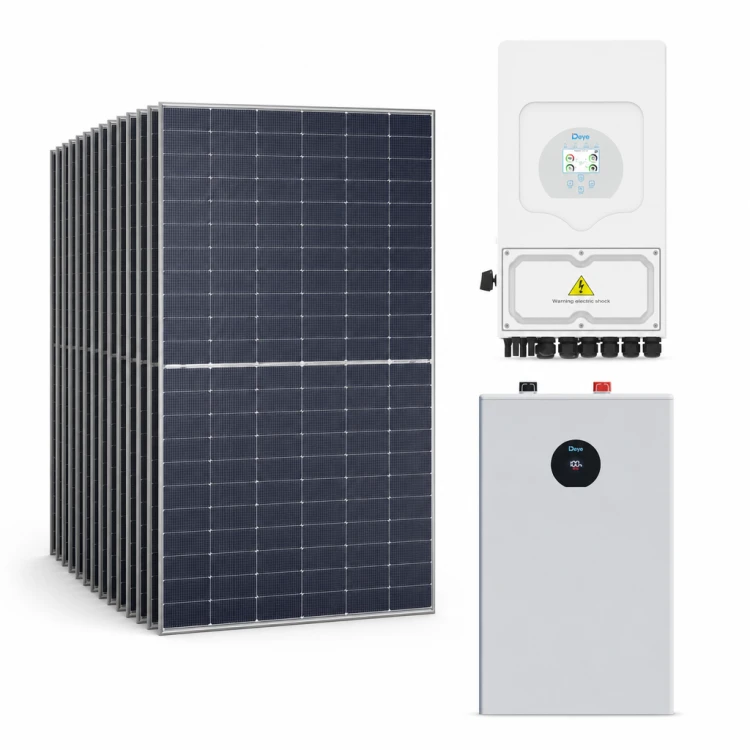 Zestaw fotowoltaiczny hybrydowy 7 kWp – falownik DEYE SG05LP1 6 kW 1-fazowy LV on/off-grid + magazyn energii DEYE SE-F16 C 16 kWh LiFePO4 + 12 ×