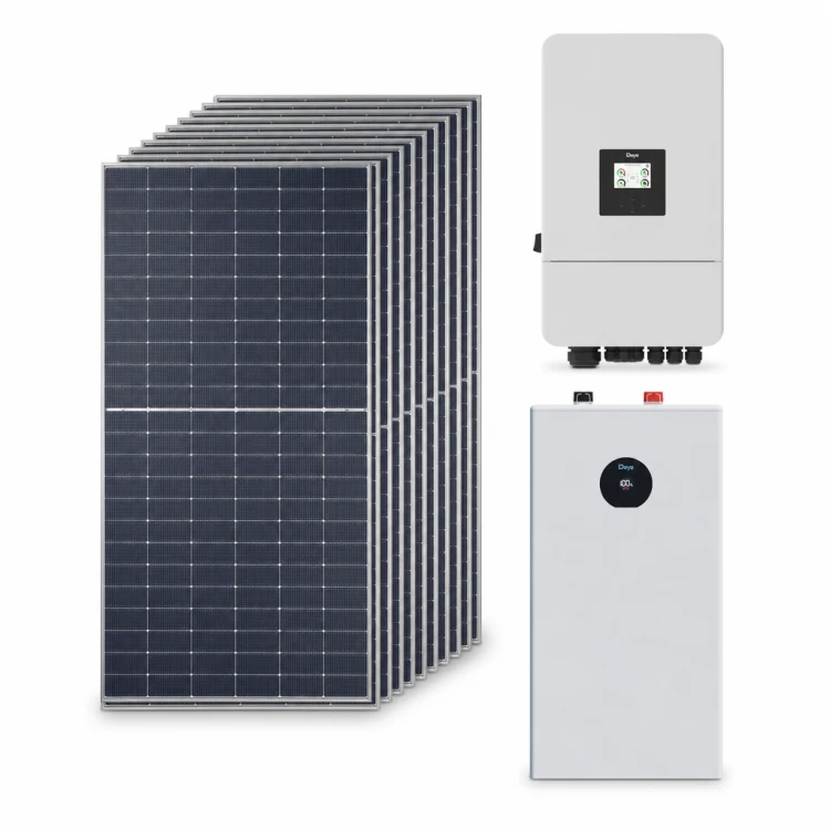 Zestaw fotowoltaiczny hybrydowy 9 kWp – falownik DEYE SG05LP3 8 kW 3-fazowy LV on/off-grid + magazyn energii DEYE SE-F16 C 16 kWh LiFePO4 + 15 ×