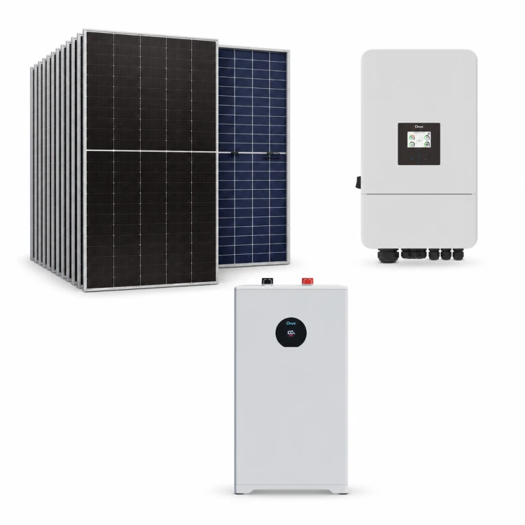 Zestaw fotowoltaiczny hybrydowy 12 kWp – falownik DEYE SG05LP3 10 kW 3-fazowy LV on/off-grid + magazyn energii DEYE SE-F16 C 16 kWh LiFePO4 + 20 ×