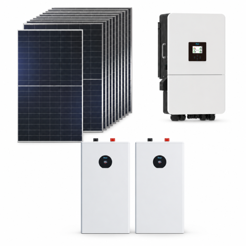Zestaw fotowoltaiczny hybrydowy 24 kWp – falownik DEYE SG05LP3 20 kW 3-fazowy LV on/off-grid + magazyn energii 2 × DEYE SE-F16 C 16 kWh (32 kWh)