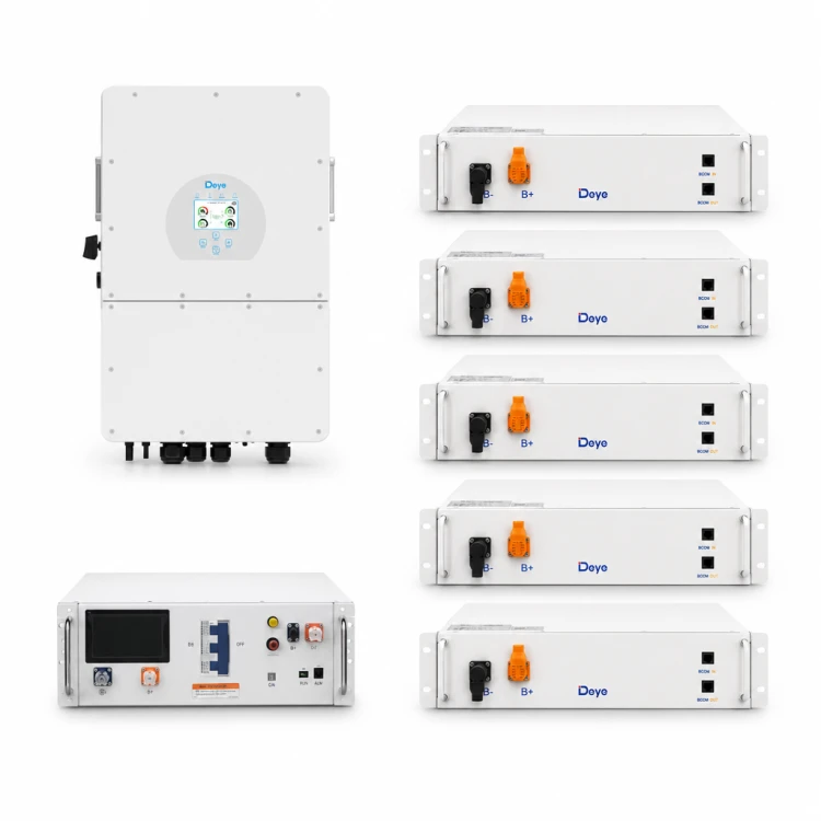 Zestaw hybrydowy – falownik DEYE SG01HP3 15 kW 3-fazowy HV on/off-grid + magazyn energii 5 × DEYE BOS-G PRO 5,12 kWh LiFePO4 + PDU2 (25,60 kWh)