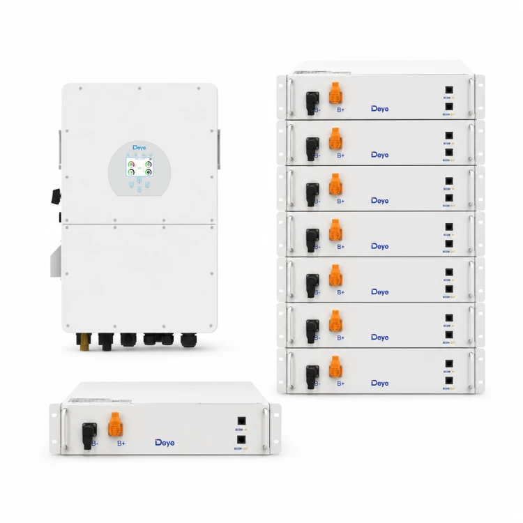 Zestaw hybrydowy – falownik DEYE SG01HP3 30 kW 3-fazowy HV on/off-grid + magazyn energii 7 × DEYE BOS-G PRO 5,12 kWh LiFePO4 + PDU2 (35,84 kWh)