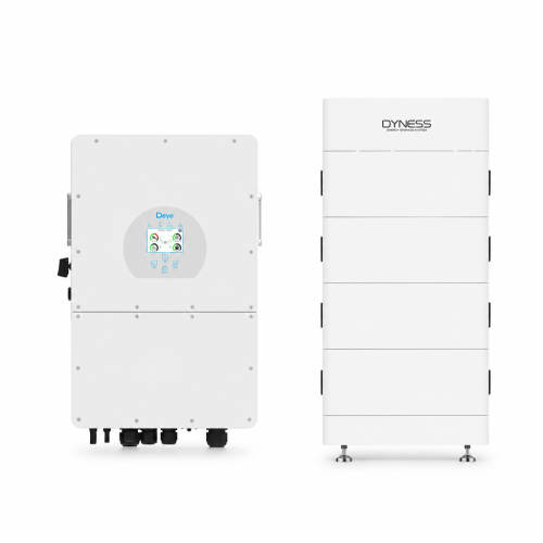 Zestaw hybrydowy – falownik DEYE SG01HP3 12 kW 3-fazowy HV on/off-grid + magazyn energii Dyness Tower T14 14,2 kWh LiFePO4 - ZP2608-062