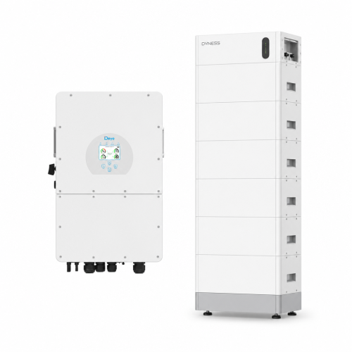 Zestaw hybrydowy – falownik DEYE SG01HP3 25 kW 3-fazowy HV on/off-grid + magazyn energii Dyness Tower Pro TP23 23,04 kWh LiFePO4 - ZP2608-066