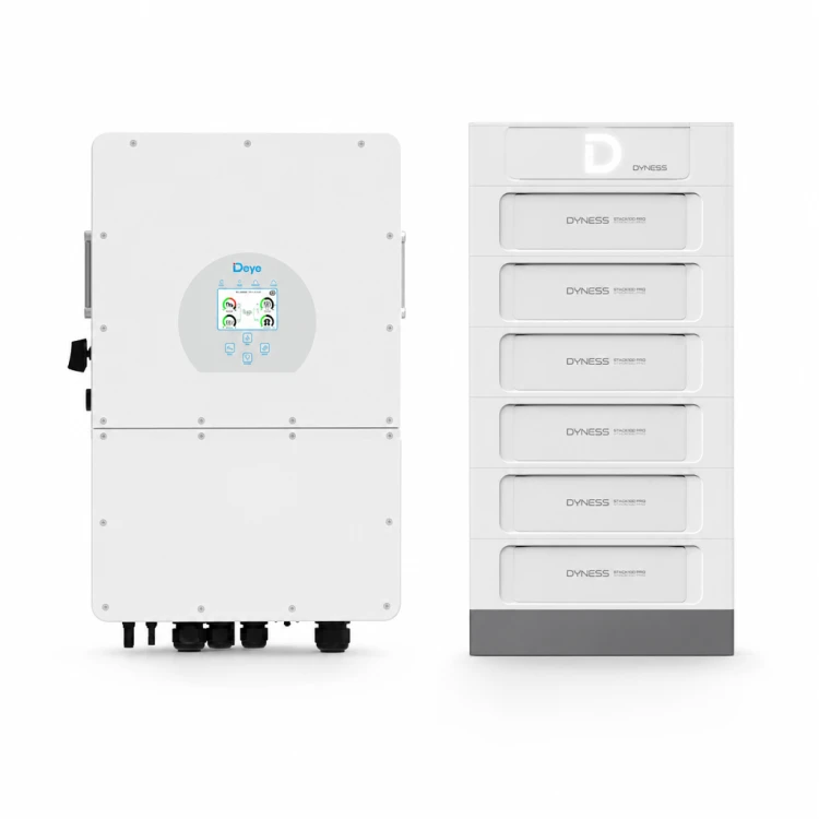 Zestaw hybrydowy – falownik DEYE SG01HP3 25 kW 3-fazowy HV on/off-grid + magazyn energii Dyness STACK100 PRO 30,72 kWh LiFePO4 z BMS - ZP2608-067