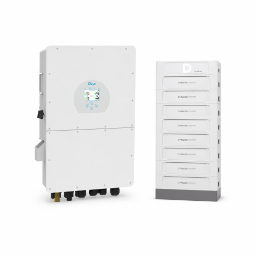 Zestaw hybrydowy – falownik DEYE SG01HP3 30 kW 3-fazowy HV on/off-grid + magazyn energii Dyness STACK100 PRO 35,84 kWh LiFePO4 z BMS - ZP2608-068