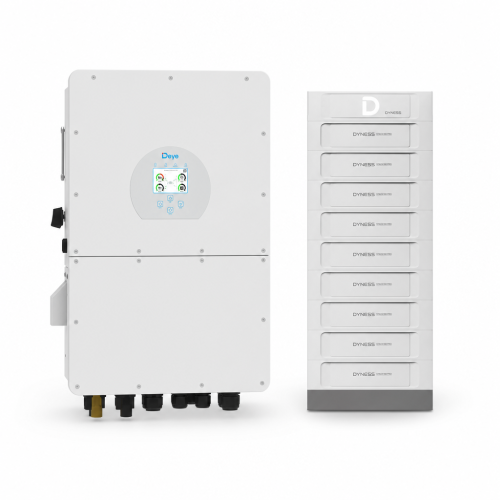 Zestaw hybrydowy – falownik DEYE SG01HP3 30 kW 3-fazowy HV on/off-grid + magazyn energii Dyness STACK100 PRO 40,96 kWh LiFePO4 z BMS - ZP2608-069