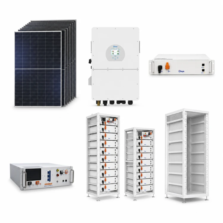 Zestaw fotowoltaiczny hybrydowy 36 kWp – falownik DEYE SG01HP3 30 kW 3-fazowy HV on/off-grid + magazyn energii 8 × DEYE BOS-G PRO 5,12 kWh LiFePO4