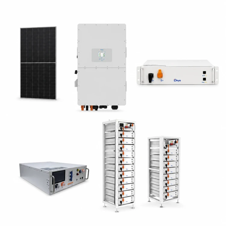 Zestaw fotowoltaiczny hybrydowy 60 kWp – falownik DEYE SG01HP3 50 kW 3-fazowy HV on/off-grid + magazyn energii 12 × DEYE BOS-G PRO 5,12 kWh LiFePO4