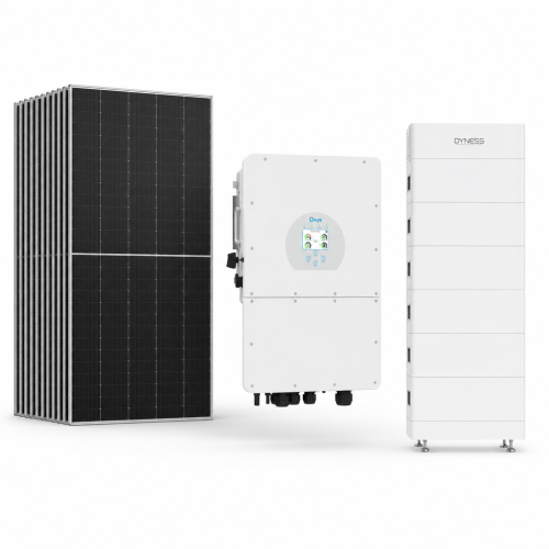Zestaw fotowoltaiczny hybrydowy 24 kWp – falownik DEYE SG01HP3 20 kW 3-fazowy HV on/off-grid + magazyn energii Dyness Tower T21 21,3 kWh LiFePO4 + 37