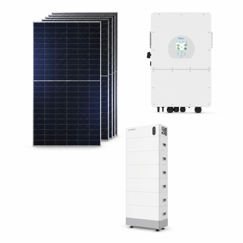 Zestaw fotowoltaiczny hybrydowy 30 kWp – falownik DEYE SG01HP3 25 kW 3-fazowy HV on/off-grid + magazyn energii Dyness Tower Pro TP23 23,04 kWh