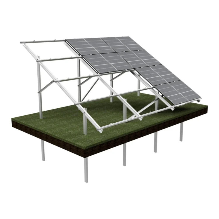 [KG-DPH 4X3 „S”] KG Stół dwupodporowy dla 12PV (4×3), układ POZIOMY, moduł do szerokości 113,5cm / wysokości 180cm, wolnostojąca konstrukcja gruntowa