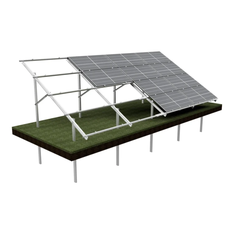 [KG-DPH 4X4 „S”] KG Stół dwupodporowy dla 16PV (4×4), układ POZIOMY, moduł do szerokości 113,5cm / wysokości 180cm, wolnostojąca konstrukcja gruntowa