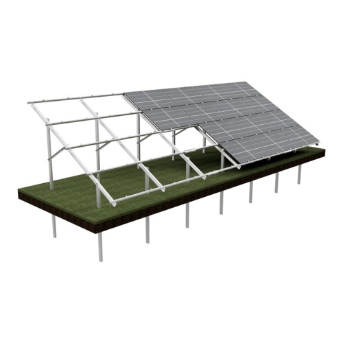 [KG-DPH 4X6 „S”] KG Stół dwupodporowy dla 24PV (4×6), układ POZIOMY, moduł do szerokości 113,5cm / wysokości 180cm, wolnostojąca konstrukcja gruntowa