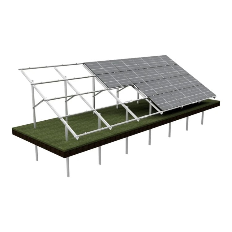 [KG-DPH 4X6 „S”] KG Stół dwupodporowy dla 24PV (4×6), układ POZIOMY, moduł do szerokości 113,5cm / wysokości 180cm, wolnostojąca konstrukcja gruntowa