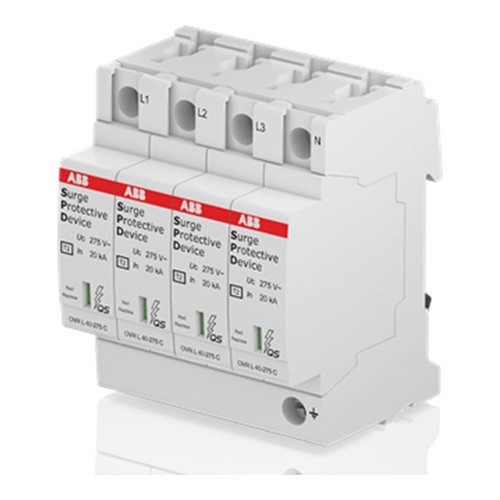 ABB Ogranicznik przepięć AC OVR T2 4L 40-275 P QS, 4P - ME6696