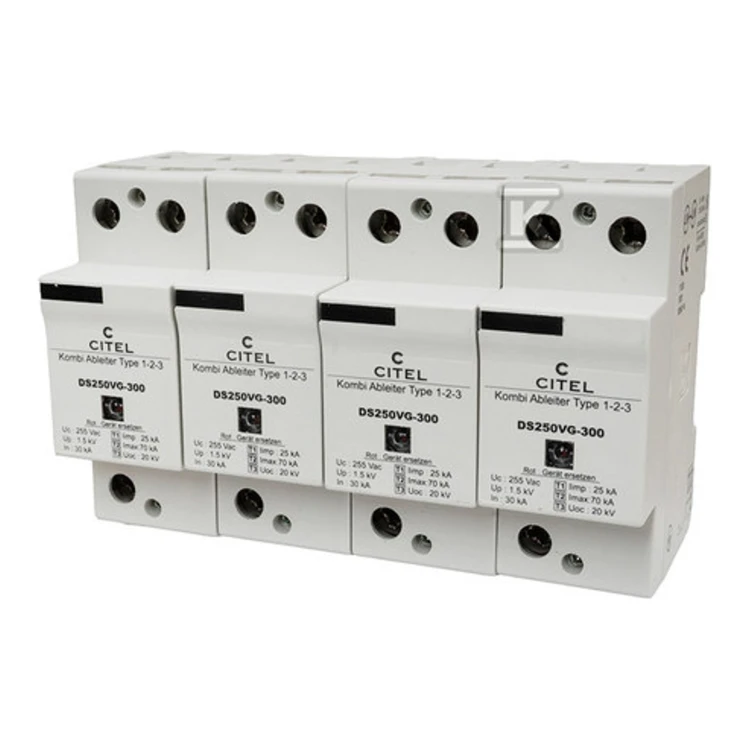 Ogranicznik przepięć Typ 1+2+3(BCD) 100KA 4P DS254VG-300 C3713 - ME6709