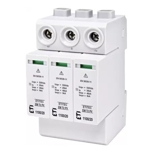 Ogranicznik przepięć PV typ T2 (C) ETITEC EM T2 PV 1100/20 Y DC 002440623 - ME6744