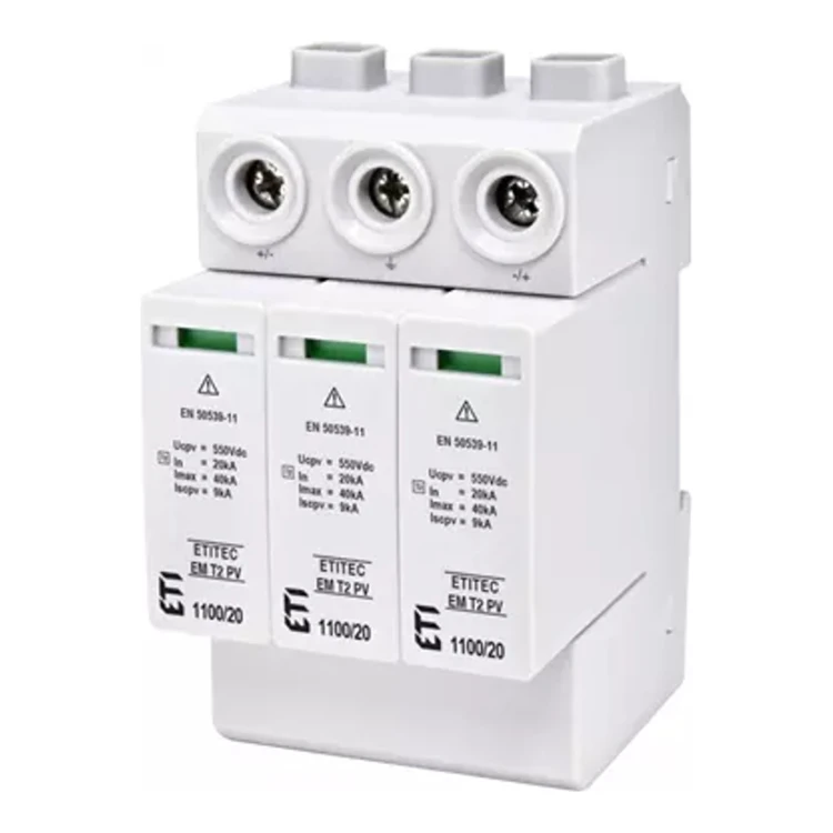 Ogranicznik przepięć PV typ T2 (C) ETITEC EM T2 PV 1100/20 Y DC 002440623 - ME6744