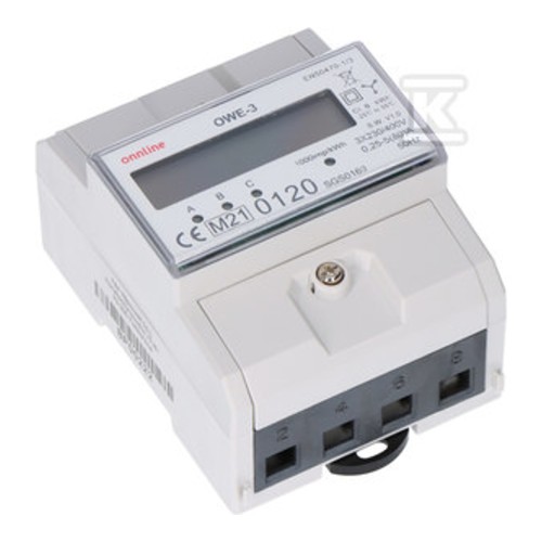 Licznik zużycia energii 3-fazowy OWE-3 - ME7315