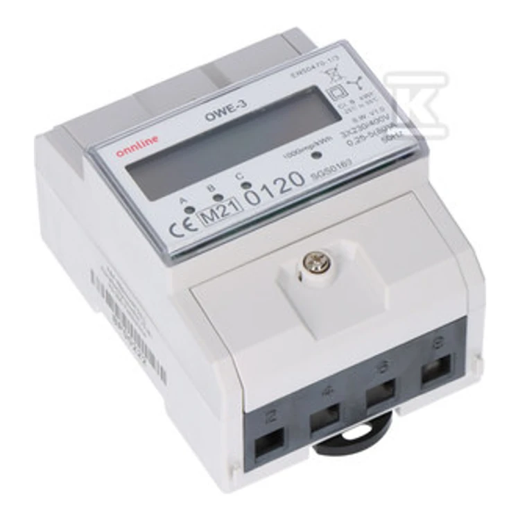Licznik zużycia energii 3-fazowy OWE-3 - ME7315