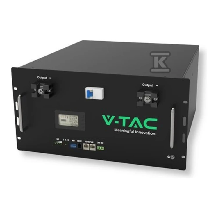 Magazyn Bank Energii V-TAC Powerbank 1-fazowy 9.6kWh RACK 48V 200Ah LiFePO4 VT-48200B 5 Lat Gwarancji 11523 - ME6916
