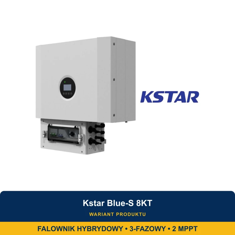 Inwerter hybrydowy Kstar Blue-S 8KT 3PH2MPPT, trójfazowy, wysokonapięciowy - ME7358