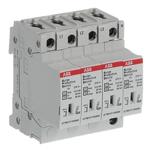ABB Ogranicznik przepięć AC OVR T1-T2 4L 12.5-275s P QS, 4P - ME7390