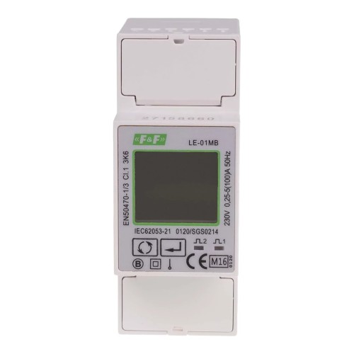 Licznik energii 1-fazowy F&amp;F LE-01MB - ME7415