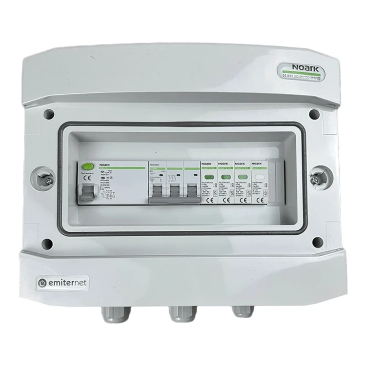 Rozdzielnica AC EMITER EM-357N_AC — Noark T1+2, 32 A 3F, RCD 40 A/300 mA - ME7443