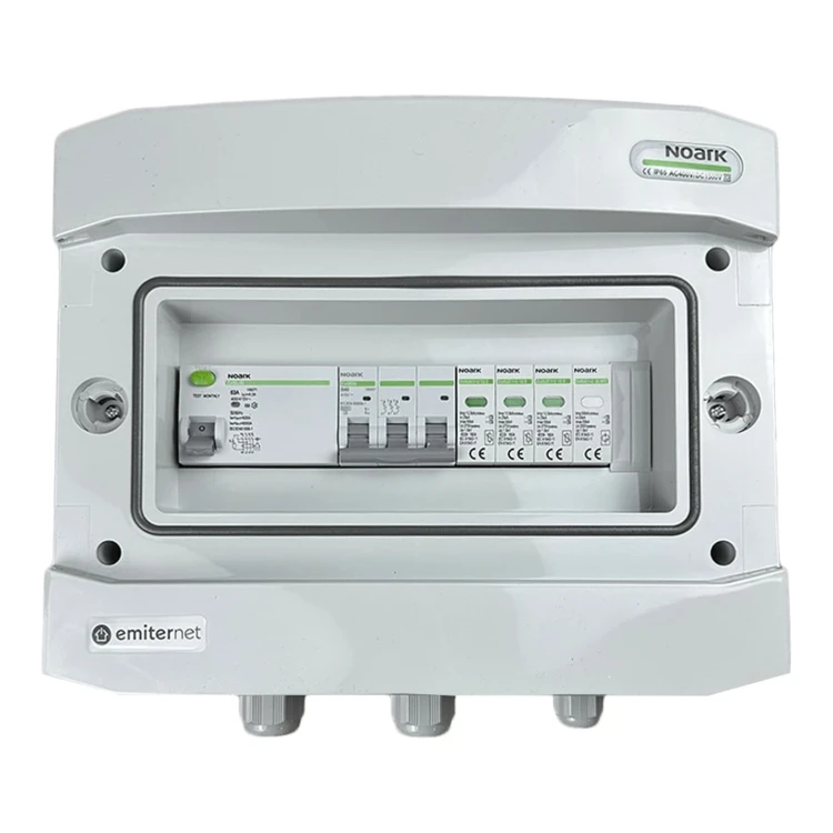 Rozdzielnica AC EMITER EM-909N_AC — Noark T1+2, 40 A 3F, RCD 63 A/300 mA - ME7445