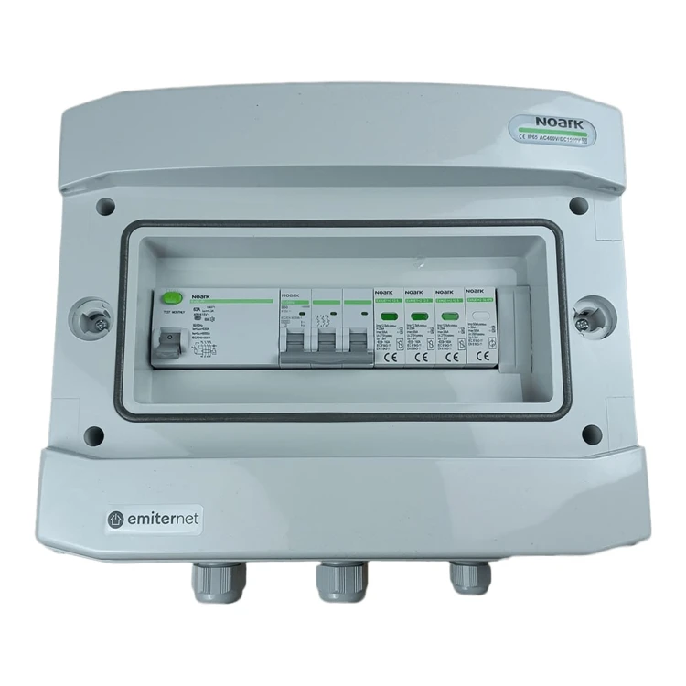 Rozdzielnica AC EMITER EM-316N_AC — Noark T1+2, 50 A 3F, RCD 63 A/300 mA - ME7446