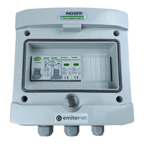 Rozdzielnica AC EMITER EM-265N_AC — Noark T2, 20 A 1F, RCD 40 A/300 mA - ME7454