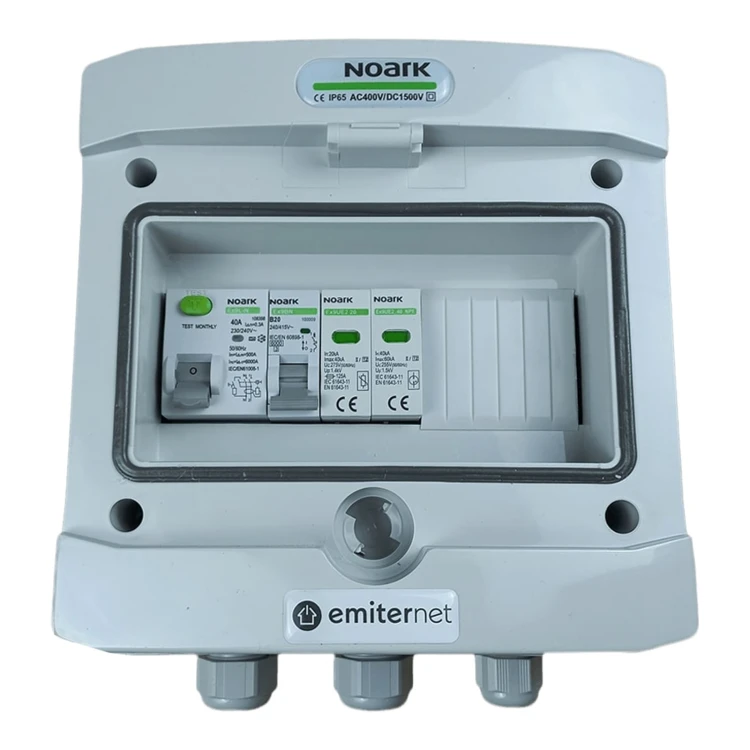 Rozdzielnica AC EMITER EM-265N_AC — Noark T2, 20 A 1F, RCD 40 A/300 mA - ME7454