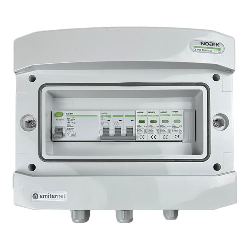 Rozdzielnica AC EMITER EM-749N_AC — Noark T2, 40 A 3F, RCD 63 A/300 mA - ME7458