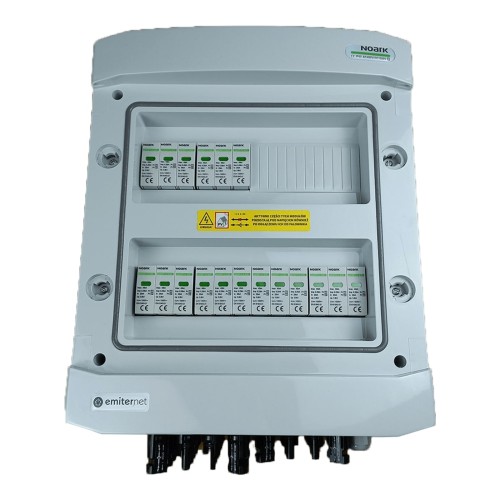 Rozdzielnica DC EMITER EM-654N_DC — Noark T1+2, 6 stringów/6 MPPT, 1000 V - ME7465