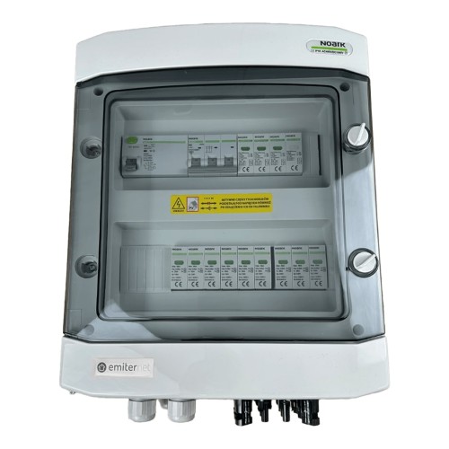 Rozdzielnica DC/AC EMITER EM-1291N_DCAC — DC Dehn T1+2, 3/3; AC Noark T1+2, 63 A 3F - ME7477