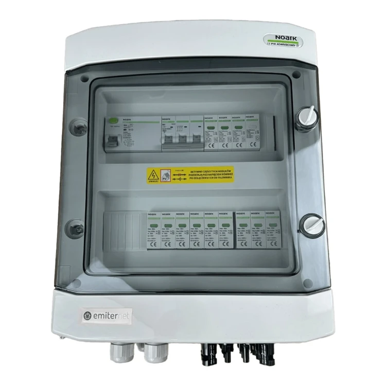 Rozdzielnica DC/AC EMITER EM-1291N_DCAC — DC Dehn T1+2, 3/3; AC Noark T1+2, 63 A 3F - ME7477