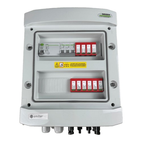 Rozdzielnica DC/AC EMITER EM-1346_DCAC — DC Dehn T2, 2/2; AC Dehn T2, 25 A 3F - ME7483