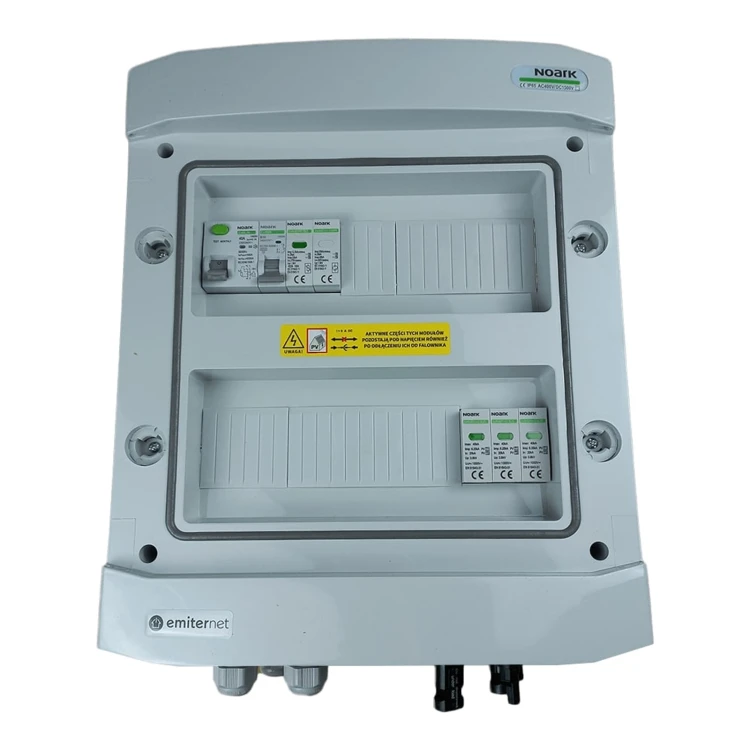 Rozdzielnica DC/AC EMITER EM-1359N_DCAC — DC Noark T1+2, 1/1; AC Noark T1+2, 10 A 1F - ME7486