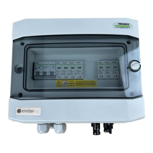 Rozdzielnica DC/AC EMITER EM-75N_DCAC — DC Noark T2, 1/1; AC Noark T2, 10 A 3F - ME7490