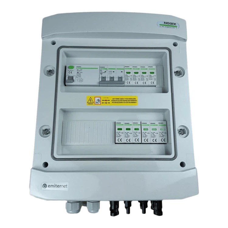 Rozdzielnica DC/AC EMITER EM-1102N_DCAC — DC Noark T2, 2/2; AC Noark T2, 10 A 3F - ME7497
