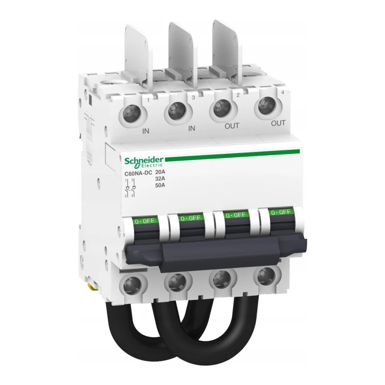 Rozłącznik izolacyjny PV 2P 20 A 1000 V DC C60 NA-DC 1000VDC 25 A 2P A9N61690 - ME7505