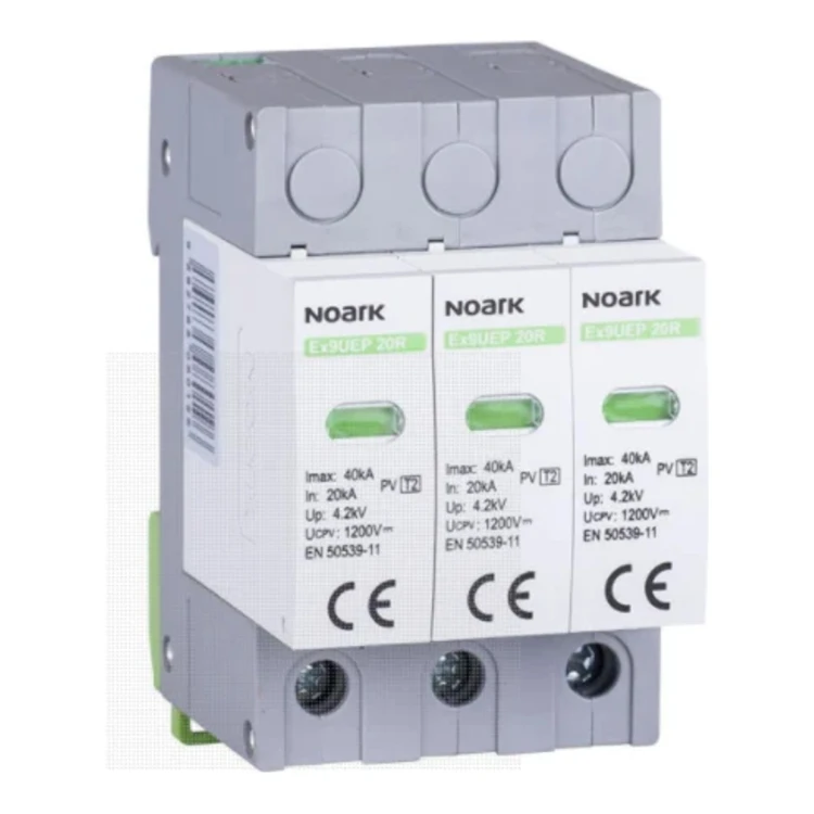 NOARK Ogranicznik przepięć do systemów PV T2 1200 V DC 3P (112894) - ME7637