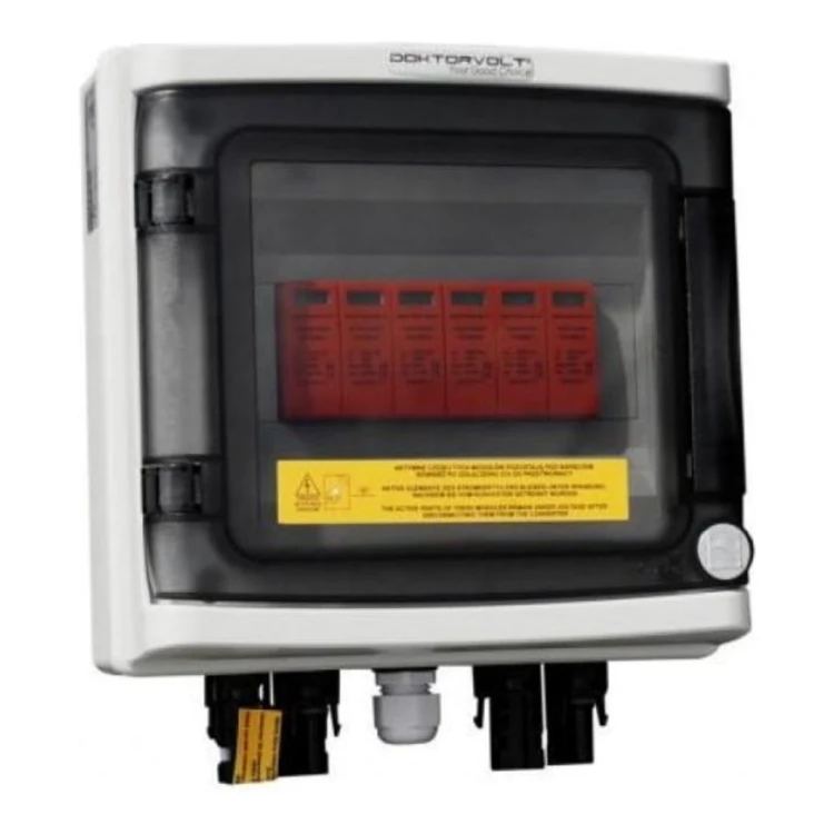 Rozdzielnica PV Fotowoltaiczna Solarna 2-Stringowa DC 1000 V T2 Doktorvolt 9474 - ME7685